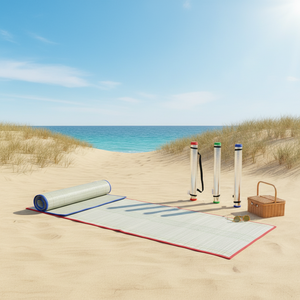 24"X67" High Quality Durable Beach Straw 50PCS/CS Waterproof Inflatable <b>Picnic</b> <b>Blanket</b> Folding Mattress Outdoor Activities - Product Image 3