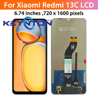 Für Redmi 13C LCD-Display-Bildschirm mit Touch-Digitizer und Rahmenmontage