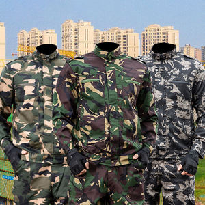Uniforme <span class=keywords><strong>de</strong></span> <span class=keywords><strong>Combate</strong></span> <span class=keywords><strong>de</strong></span> Camuflaje para Caza al Aire Libre, Uniforme Táctico Personalizado en Color - Product Image 6