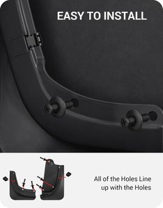 Garde-boue avant et arrière Highland pour Tesla modèle 3 garde-boue roue poussière garde-boue évasé accessoires extérieurs - Product Image 2