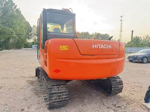 Original Japan Used Hitachi ZX80 8 Ton Mini Crawler Excavator Hydraulic Small Digger with Rubber <b>Tracks</b> - Product Image 3