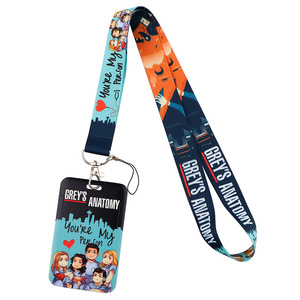 Lanière de cou pour infirmière Grey's Anatomy en gros, porte-clés pour téléphone portable, porte-badge d'identification - Product Image 5