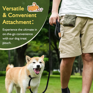 Auto Fechamento Pet Feed Snack Recompensa Bolso <span class=keywords><strong>Dog</strong></span> <span class=keywords><strong>Food</strong></span> Dispenser Portátil Viagem Puppy <span class=keywords><strong>Dog</strong></span> Training Treat Bag