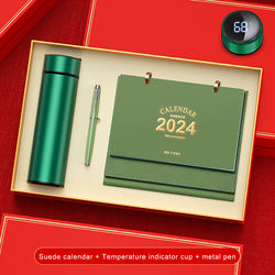 Festival Celebration Luxury Custom Logo Chinese New Year <b>Gift</b> <b>Box</b> Corporate Employee Welcome Business Promotion <b>Gift</b> Set - Product Image 3