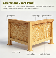 Panneau fini en panneaux de particules orientées (OSB) Dingtu DT01 18 mm pour meubles, usage extérieur, construction de bâtiments, enclos, garantie 3 ans