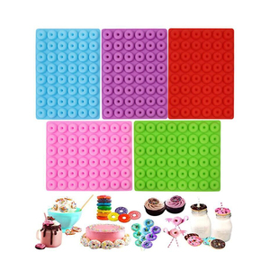 Sô cô la nhỏ kẹo khuôn mẫu vòng và hình học Gummy Silicone Tùy chỉnh hình fondant bánh và <span class=keywords><strong>Ice</strong></span> <span class=keywords><strong>Cube</strong></span> khay - Product Image 5