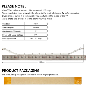 Nouvelle bande de rétroéclairage TV LCD BN96-28763A D3GE-320SM1-R2 2013SVS32 BN96-35204A pour <span class=keywords><strong>Samsung</strong></span> 32 <span class=keywords><strong>pouces</strong></span> - Product Image 6