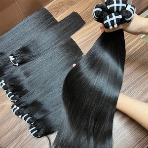ผมเวียดนามแท้แบบดิบ  แบบไม่ผ่านการแปรรูป  แบบ Super Double Drawn  จัดเรียงเกล็ดผม  แบบ Remy  สำหรับต่อผม - Product Image 2