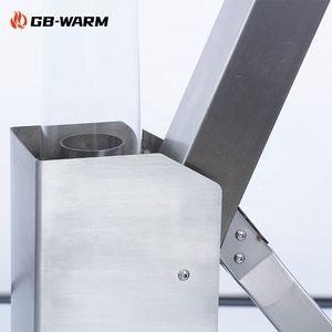 GB-WARM High Quality Stainless Steel Wood Pellet <strong>Rocket</strong> Stove Smokeless Efficient Heating Manual Ignition Compact Patio <strong>Heater</strong> - Product Image 2