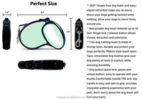 Correa de perro retráctil automática de 3m y 5m, cadena de Tractor de poliéster de estilo de moda Simple moderna para cintas de entrenamiento para caminar