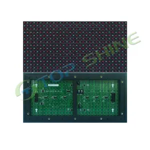 Fabricante de vendas, dip346 p20 p12.5 p10 p16 * 8 pontos rgb externo à prova d' água painel de display led