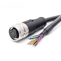 Cable M16 Din Conjunto de conector de 12 pines