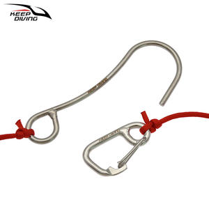 KEEP DIVING RP 025 para Buceo, Gancho de Seguridad Simple de Acero Inoxidable 316 para Cuerda, Resistente al Agua Salada, con Garra Única para Arrecifes - Product Image 4
