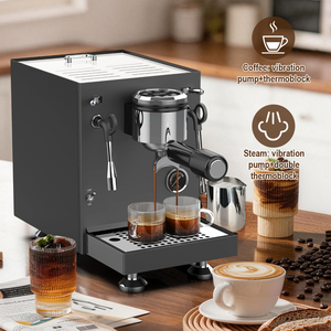 Machine à expresso professionnelle commerciale 3100W avec système triple thermobloc et remplissage automatique de l'eau - Product Image 1