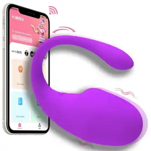 Hot bán sản phẩm không dây các cặp vợ chồng máy rung app điều khiển từ xa dài khoảng cách Vibrator tình yêu trứng cho người phụ nữ