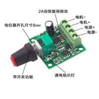 Carte de développement de régulateur de vitesse de moteur CC PWM 1.8V 3V 5V 6V 12V 2A avec fonction de contrôle de vitesse 1803BK