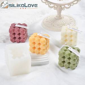 Nuevo Molde de Silicona Cuadrado Decorativo Personalizado 2025 para Hacer Velas Aromáticas 3D - Product Image 2