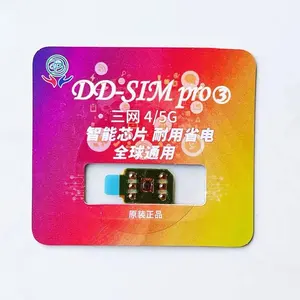 最新のDD SIM V2.1バージョンステッカー付きこのモデルのストリップはiphone6Sから14promaxで簡単に損傷しません