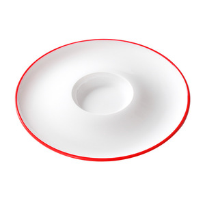 Plato redondo de melamina Xiangyuan de 9.8 pulgadas en color sólido para uso en restaurantes y fiestas. - Product Image 5