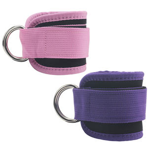 Correas de Tobillo Ajustables <span class=keywords><strong>con</strong></span> Doble Anilla en D y Acolchado Personalizado <span class=keywords><strong>con</strong></span> Logotipo, para Gimnasio, Entrenamiento, Fitness, Máquinas de Cable, Función de Protección - Product Image 2