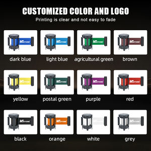 Poteaux de sécurité rétractables de 6,5 pieds pour la gestion des foules et la gestion des files d'attente - Product Image 4