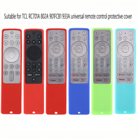 Funda protectora de control remoto TCL TV, nuevo modelo de silicona antideslizante y anticaída, impermeable, código fijo para LED Smart TV