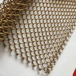 Cortina <span class=keywords><strong>de</strong></span> <span class=keywords><strong>Malla</strong></span> <span class=keywords><strong>de</strong></span> Aluminio Decorativa <span class=keywords><strong>de</strong></span> Grado Comercial para Divisiones Interiores y Revestimientos Arquitectónicos - Product Image 4