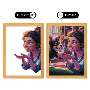 Caja de luz LED de madera <span class=keywords><strong>Hokage</strong></span> con estilo de pintura de simulación de sol, arte de pared de Anime para decoración del hogar en aniversario - Product Image 1