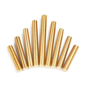 Tùy Chỉnh DIN 975 Đồng Brass Trái Và Phải Đầy Đủ Chủ Đề Dài Máy <span class=keywords><strong>Threaded</strong></span> <span class=keywords><strong>Rod</strong></span> - Product Image 1