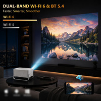 Nuevo Proyector Portátil MG60 con Sistema Operativo Android 14, Resolución 1080P, Compatible con 4K, 350 ANSI LED, para Cine en Casa y Exteriores