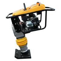 Vibrotech Nouvelle machine compacteuse vibrante industrielle de 35 cm de profondeur de compactage, moteur 5,5-6,5 CV, pilon vibratoire personnalisé pour le sol