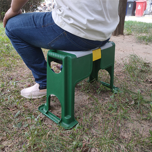 Foldable <b>Garden</b> Kneeling <b>Stool</b> Sponge Knee Protection Plastic Seat with Toolkit <b>for</b> Outdoor Gardening - Product Image 6