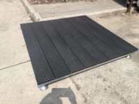 Planches de terrasse en bois grainé 3D Kelai, respectueuses de la peau, en composite bois-plastique, pour l'extérieur, terrasse en WPC