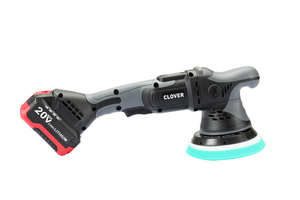ماكينة تلميع سيارات لاسلكية من كلوفر BL15 Plus ببطارية 20 فولت 5.0 أمبير ومسار 15 مم مع لوحة رقمية وشاشة، حركة مزدوجة عشوائية لتفصيل السيارات - Product Image 3