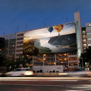3D โฆษณาภายนอกจอแอลอีดีติดผนัง5D ป้ายโฆษณาหน้าจอ3D รูปแบบวิดีโอ - Product Image 1