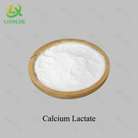 Lactate de Calcium de Qualité Alimentaire Fermenté en Usine, Poudre CAS 814-80-2 E327, Supplément de Calcium Neutre, Sac de 25 kg, Vente en Gros FCL