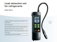 Détecteur de fuites Testo 316-4 pour la détection de fuites de réfrigérants (fréon)