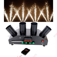 Système de tir de feux d'artifice d'intérieur à 4 canaux avec télécommande pour décoration de mariage et de fête, fontaine pyrotechnique, pyro froide