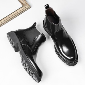 Chaussures de luxe formelles en cuir véritable pour hommes, fabriquées à la main en cuir de vachette de qualité supérieure, décontractées, imperméables, pour l'automne - Product Image 4