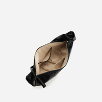 Sac Croissant en Cuir de Mouton Véritable pour Femme, Sac Hobo Rembourré, Sac Bandoulière Souple Type Dumpling, Sac à Main de Qualité Supérieure à Porter sous le Bras