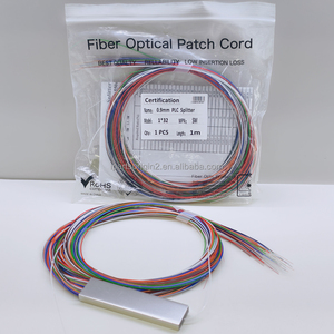 Custom Made 1×32 Bare Fiber PLC Splitter Mini Stainless Steel Tube 0.9mm No Connector Optical Splitter For Large Scale FTTH PON - Product Image 2
