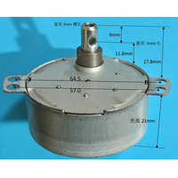 Moteur synchrone monophasé LINETOP TH-50-516 220-240V AC pour pompe à huile avec jauge de niveau CCW 5W 50/60Hz