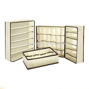 Personnalisé Non-tissé pliant boîte <span class=keywords><strong>de</strong></span> rangement sous-vêtements <span class=keywords><strong>organisateur</strong></span> <span class=keywords><strong>de</strong></span> <span class=keywords><strong>soutien</strong></span>-<span class=keywords><strong>gorge</strong></span> - Product Image 2