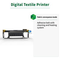 Nieuwe DIGIBON Industriële Digitale Textielprinter Ricoh GEN6 2400DPI Pigmentinkt Hoge Snelheid Volledig Automatisch voor Textielprint