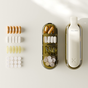 Herramienta de Ayuda para Personas Mayores, Abrebotellas para Pastillas y Comprimidos en Blister con Contenedor de Almacenamiento, Organizador de Pastillas de Plástico y ABS - Product Image 3