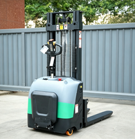 Gerbeur électrique autoporté 1,5T, hauteur de levage 2m, gerbeur électrique à double mât pour la manutention en entrepôt