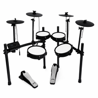 Batterie de percussions électrique portable et pliable en métal pour débutants adultes, directement de l'usine