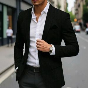 <span class=keywords><strong>Veste</strong></span> de costume unie à un bouton pour <span class=keywords><strong>homme</strong></span>, <span class=keywords><strong>veste</strong></span> de costume décontractée slim fit pour <span class=keywords><strong>homme</strong></span> - Product Image 3