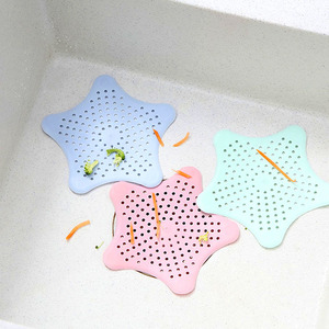 Five Pointed Star Silicone Sink Strainer Anti Clog Filter For Kitchen Bathroom Drain Protection - Product Image 1