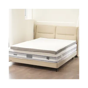 Copritopper per materassino in Memory Foam a doppio strato con supporto medio